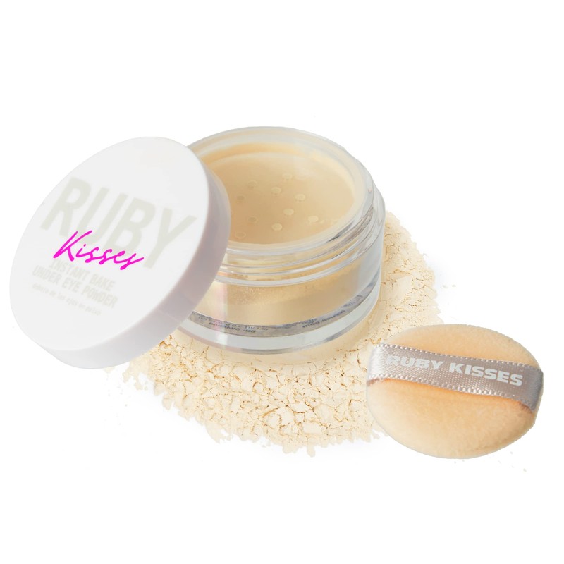 Ruby Kisses Instant Bake Undereye Powder - Vegan, Cruelty Free