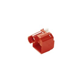 Panduit PSL-DCPLX Rj45 Plug Lock-in Device, 10 Devices (Red) and 1 Installation/Removal Tool (Black), Polycarbonate