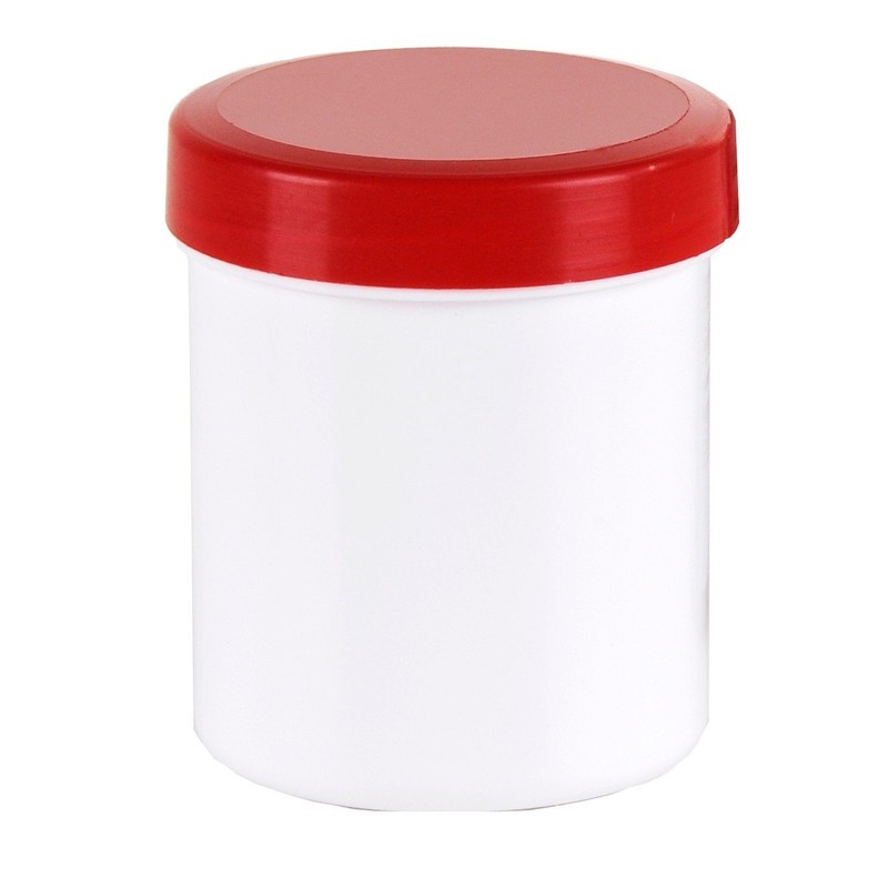 50 Ointment 10g/Cream Pots Tin with Lid 12 ml White