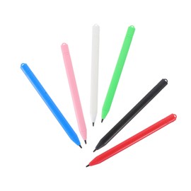 OSALADI 6 Pcs Lcd Paint Pen Lanyard for Keys Pencils for Kids Stylus Pen for Lcd Writing Tablet Suit for Kids Magnetic Writing Board for Drawing Toys Baby Graffiti Plastic Hugh