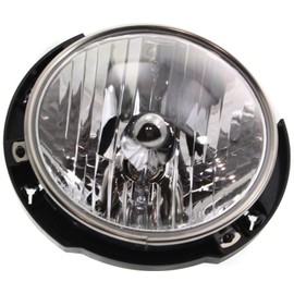 Garage-Pro Driver and Passenger Side Headlight for Jeep Wrangler 2007-2017 Halogen With bulbs CAPA Without Leveler Motor Replaces # 55078149AD, 55078148AD