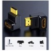 Lecute Shop Conector Hdmi L Macho A Hembra Adaptador Angulo