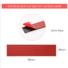 FEPITO 50 Pack Number Plate Sticky Pads Double Sided Foam