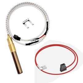 GOLICC 21" 100112328 Thermopile for Water Heater, 750mV Universal Thermocouple for 6911197 9007872005 100094024, Compatible with A.O. Smith Whirlpool, Reliance, Kenmore, American Water Heater Parts