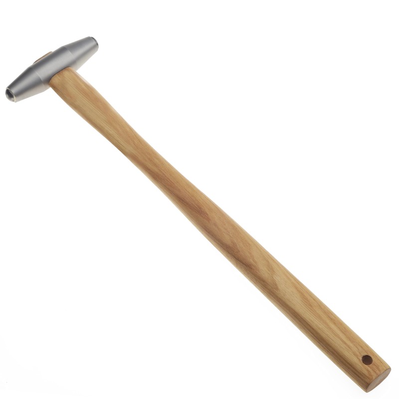 Tungsten Carbide Ball Peen Blade Straightening & Riveting Hammer (RED