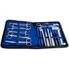 HERGOM Kit de Instrumental Quirurgico de Sutura de Acero Inoxidable,
