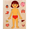 Wooden Human Body Puzzle for Kids - Removable Organ Pieces