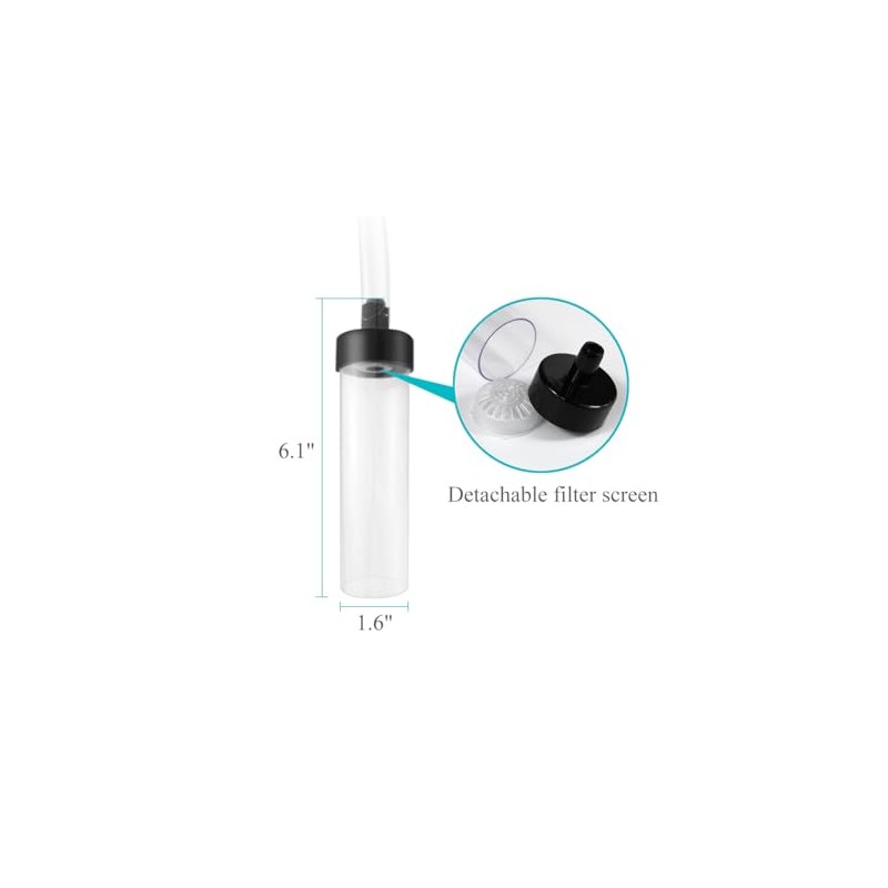 Laifoo 5ft-S Aquarium Siphon Vacuum Cleaner for Fish Tank Cleaning