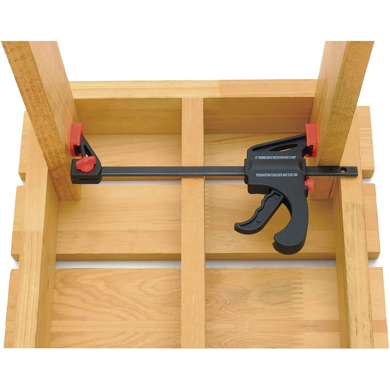 Takagi HQB-100-2P Hobby Quick Bar Clamp, Black, 3.9 inches (100