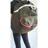 Pure Cotton Canvas 山菜 Leisure Rucksack Large TS – 03