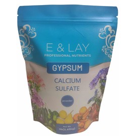 E & LAY PROFESSIONAL NUTRIENTS Gypsum Powder Calcium Sulfate (5lb)
