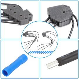 AUTOVIC Power Window Wire Pigtails Connector Left Right for 1980s GM Chevy C10 K5 Blazer Monte Carlo Regal El Camino