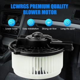 Front AC Heater Blower Motor Fan Fits for Honda Odyssey Ridgeline Acura RL 2005 2006 2007 2008 2009 2010 HVAC Blower Motor Fan Replaces# 700192, 79310SHJA01