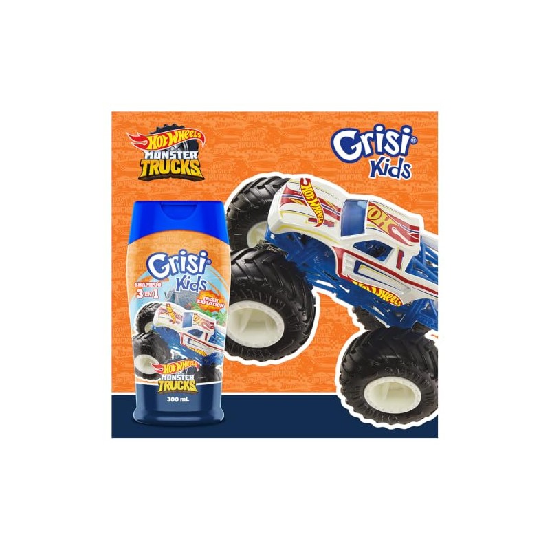 Grisi Kids Shampoo 3 En 1 T.Color Hotwheels 300ML