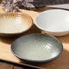Marui Pottery MR-3-4192 Shigaraki Ware Hephamon, Bowl, Plate, Diameter Approx.