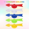 15pcs Arrow Game Spinners, 2.83in 5 Colors V-Shaped Plastic Board