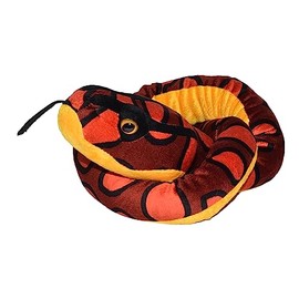 Wild Republic Snake Plush, Snake Stuffed Animal, Plush Toy, Gifts Kids, Rainbow Boa, 54 Inches