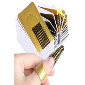Nail Foam Paper Tray Accessories Lengthening Professional Nail Decor Crystal (Nail Art Tool) (Colorful 200 Pcs)