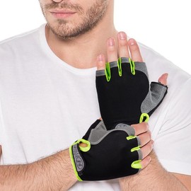 Buer Homie Fitness Gloves Men Women Breathable Gym Sports Gloves Size L