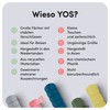 YOS Pill Box 4 Compartments - Tablet Organiser - Medication