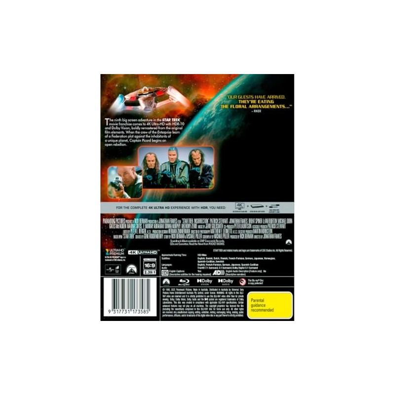 Star Trek IX: Insurrection - UHD
