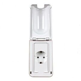 Weatherproof Recessed Grounded Outlet 1 Gang (K-0499) 2ea