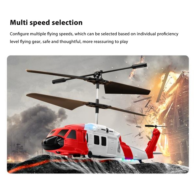 RC Helicopter Intelligent Obstacle Avoidance Gesture Sensing HD Dual Camera