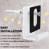 Metal Mirror Clips Wide Channel Mirror Hanger Clip Kit Large