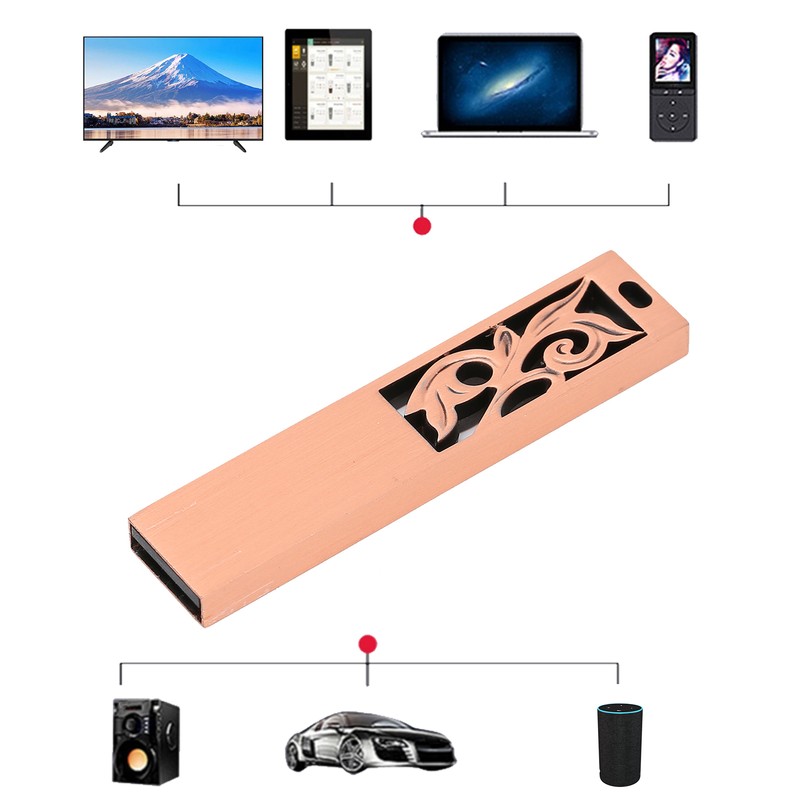 USB Flash Drive 16GB/32G/64G/128G Thumb Metal 2.0 Portable Waterproof Metal