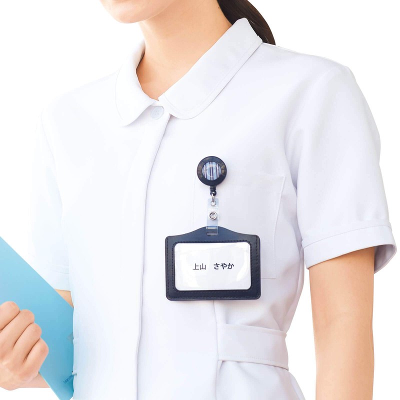 Anfamier Nurse Name Badge Case with Reel Medical Name Holder