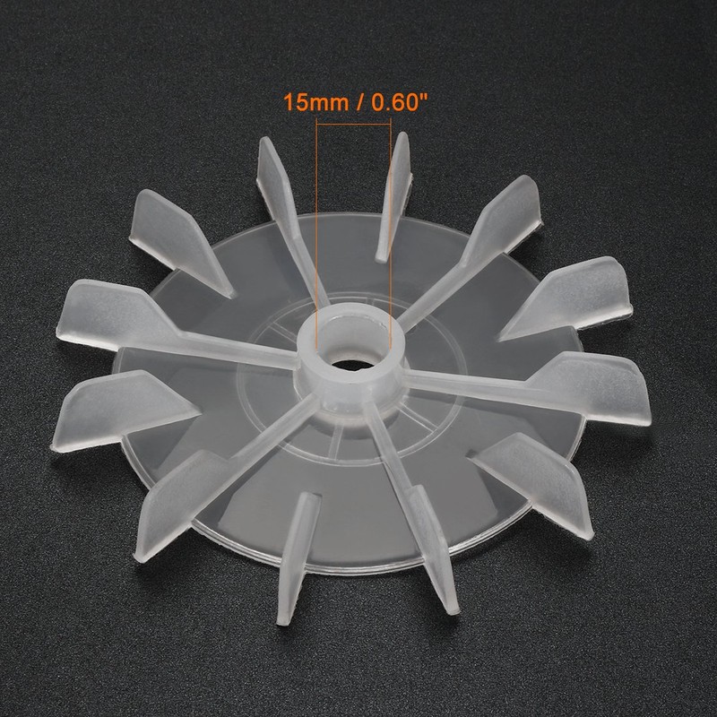 sourcing map 2 x 120 x 15 mm Round Shaft