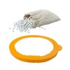 Kamehame Pie Tart Baking Set, Adjustable Pie Crust Protector Shield