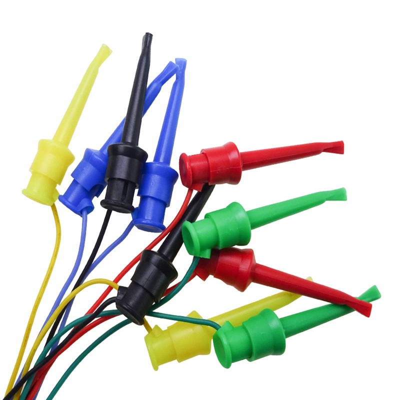 Goupchn Test Hook Clips to Breadboard Male Jumper Wires Soft