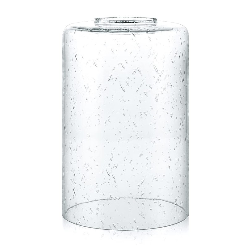 Skelang Clear Glass Shade, Seeded Light Shade, Lampshade with 1-5/8