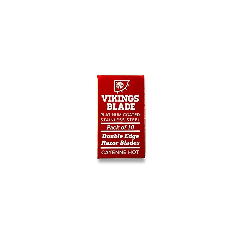 VIKINGS BLADE Double Edge Safety Razor Blades, 10x Blades, Swedish