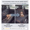 Waterproof Dog Car Seat Cover for Pet Travel – Convertible