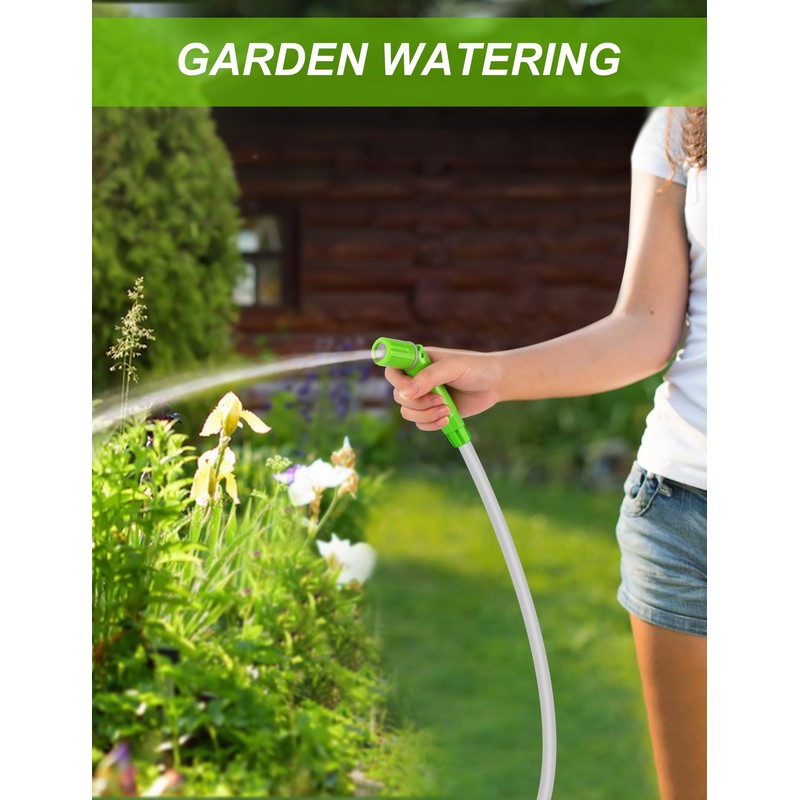 LIBERRWAY Camping Shower Head for Washing Bicycle Car Dog