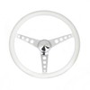 Grant 270 Classic Series 15 inch White Vinyl Steering Wheel