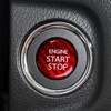 KUNGKIC Carbon Fibre Car Engine Start Stop Switch Ignition Switch