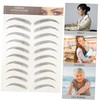 Outanaya 12pcs Waterproof Makeup Eyebrow Stickers Realistic Like Imitation for
