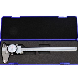 Shars 0-8 inch Measuring Range Stainless Steel Shockproof Dial Caliper Premium Series, 0.001" Graduation 303-1316 P)