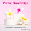 Brushworks Tropical Flower Claw Clips - 3 Pack