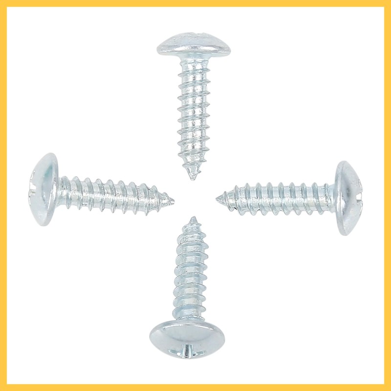 REPAIROCK 20 Sets 4.2x16mm U Clip Screw Assortment Car Clips
