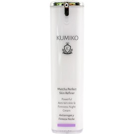 KUMIKO NUEVA MATCHA PERFECT SKIN REFINER: Crema de Noche Facial Antiarrugas para Todo Tipo de Piel - 6.74 oz - Revive la Juventud de tu Piel con Extracto de Té Matcha
