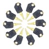 Pack of 10 Ignition Keys 5P8500, Universal Construction Machinery Keys,