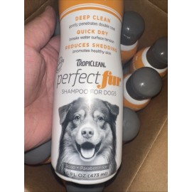 TropiClean Perfect Fur Detangling And Deshedding Dog Shampoo 16oz