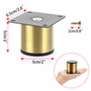 BTSKY 4Pcs 2 Inch Stainless Steel Furniture Legs Feets -
