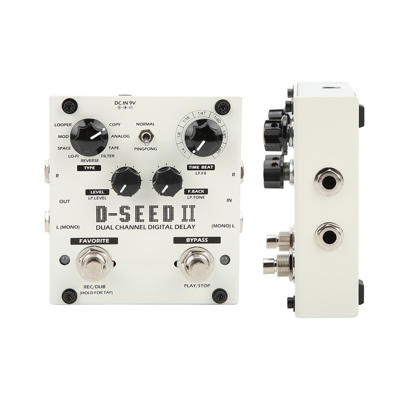 Multi Pedal Effect 2 Channel Digital Delay Stereo Looper 8
