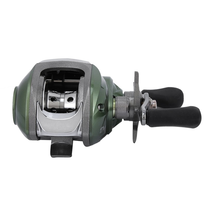 Green Aluminum Alloy Saltwater Spinning Fishing Reel Fishing Accessory(GBS201 Left