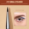 Jessup Eyeliner Brush Set, 3 Pieces, Professional Precision Eyeliner Brush,